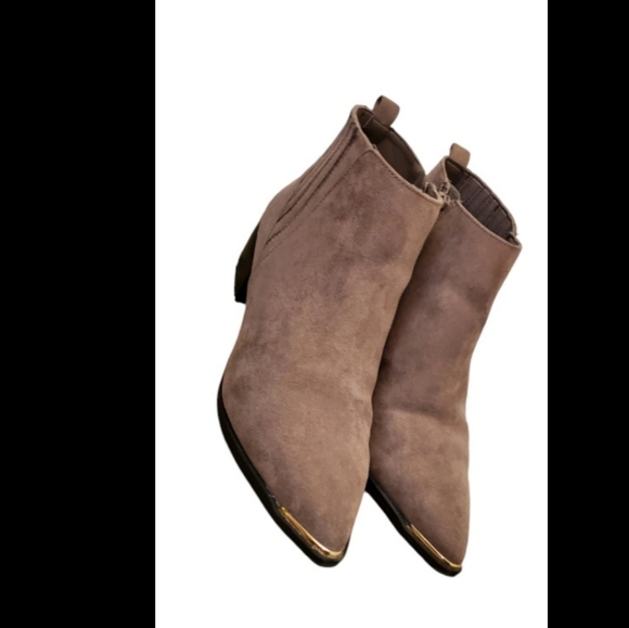 Suede Booties - Picture 1 of 5